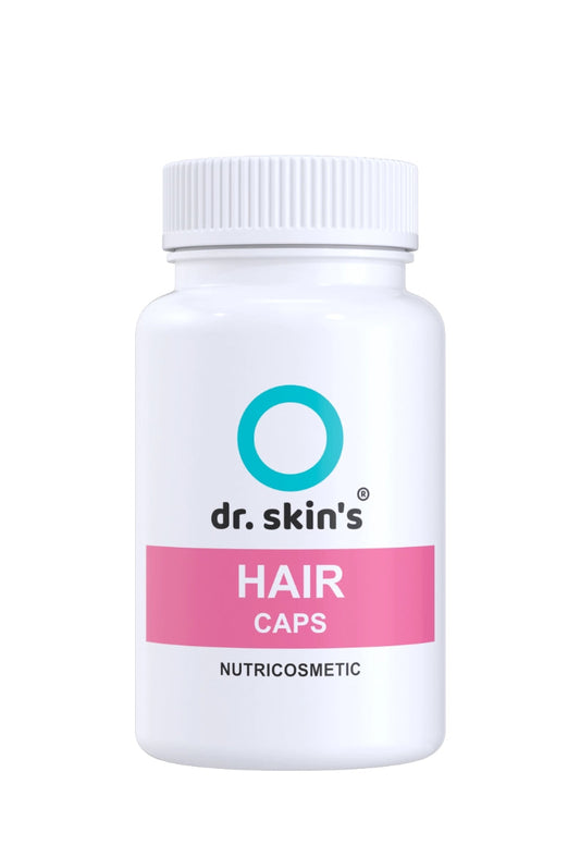 dr. skin's® HAIR CAPS Haarkapseln mit Keratin, Biotin & Zink für kräftiges und gesund aussehendes Haar - dr. skin's®